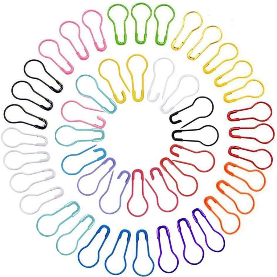 STITCH MARKERS - METAL BULB SAFETY PIN STYLE