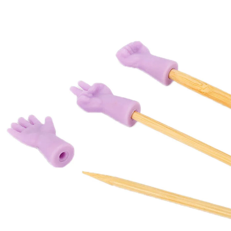 KNITTING NEEDLE TIP PROTECTORS - 6 PCS — GuChet.com