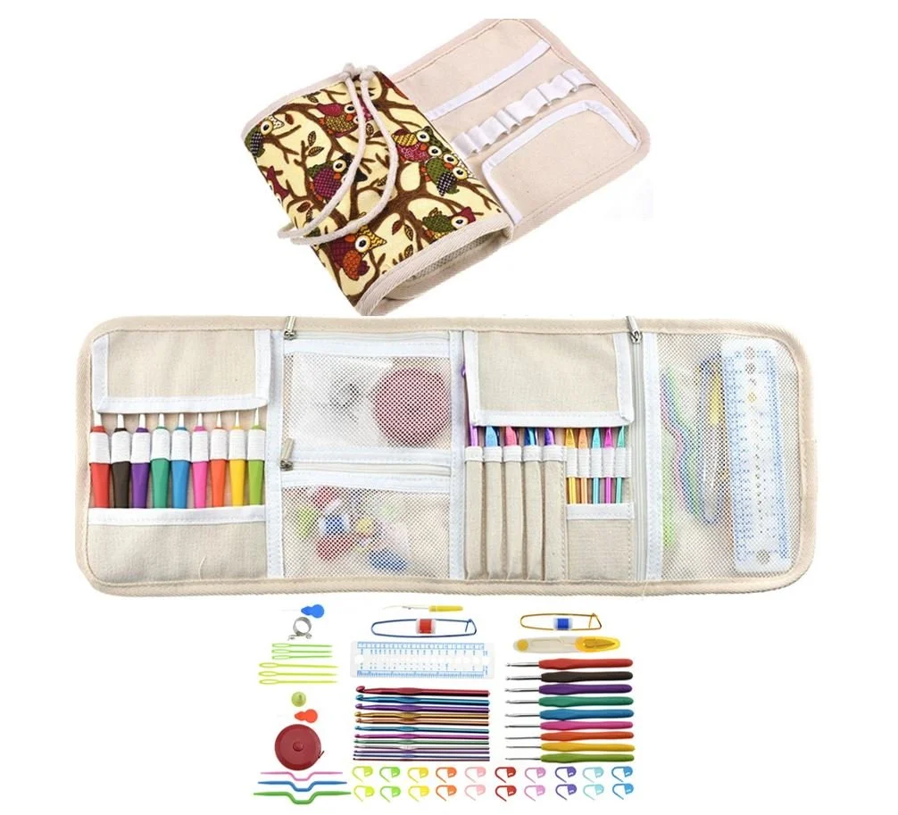 CROCHET HOOK SET - INCLUDES 64 PIECES