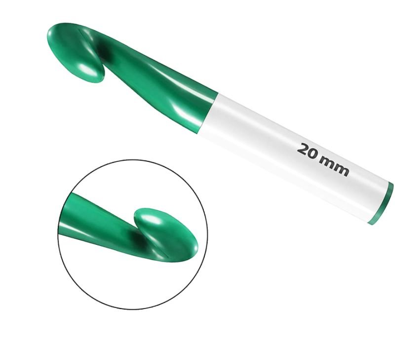 JUMBO CROCHET HOOKS TAPERED 7 SIZES — Yarns, Patterns