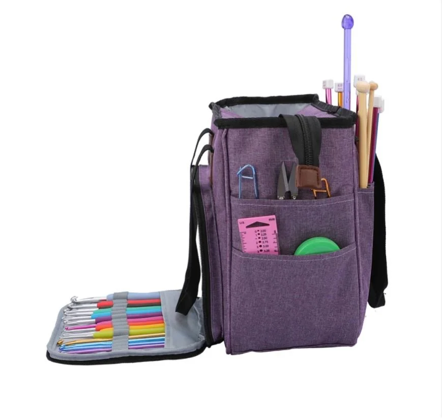 Yarn Storage Bag by GuChet Purple 1.JPG