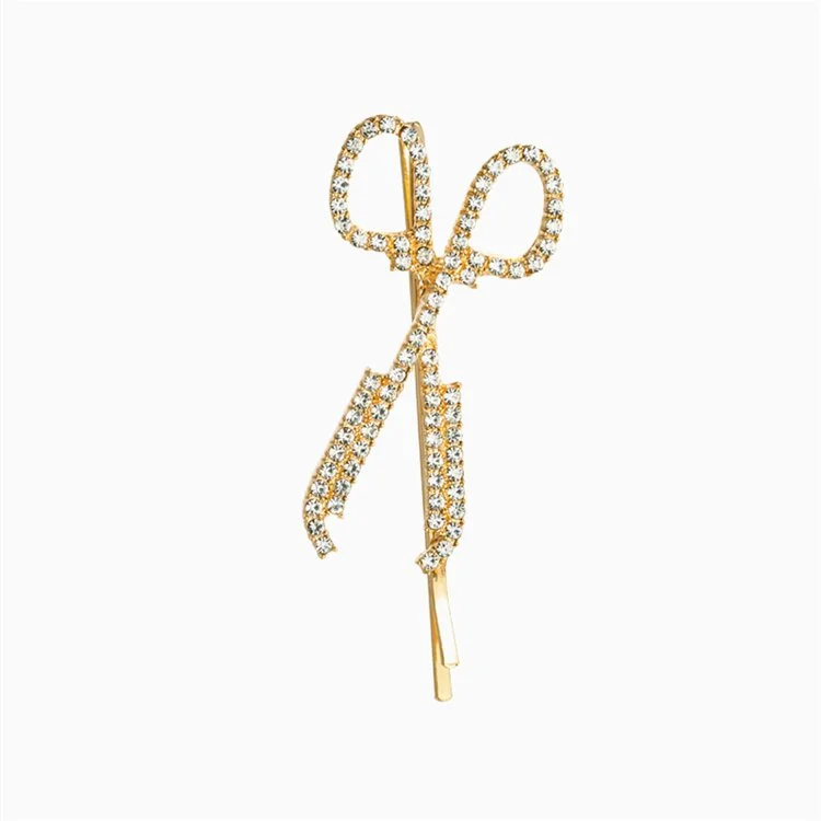 JczR.Y Scissors & Comb Rhinestone Brooch Pin - Fashion Jewelry Gift For Hair Stylists, Women (Alloy, 4x6cm)