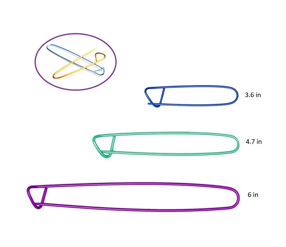 STITCH HOLDER - SAFETY PIN - 3 PACK