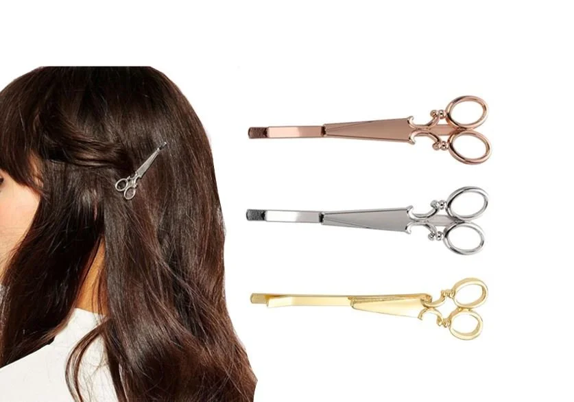 SCISSOR HAIR CLIP - LONG/THIN