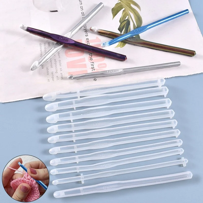 CROCHET HOOK MOLD SET INCLUDES 10 SIZES — YARNS PATTERNS