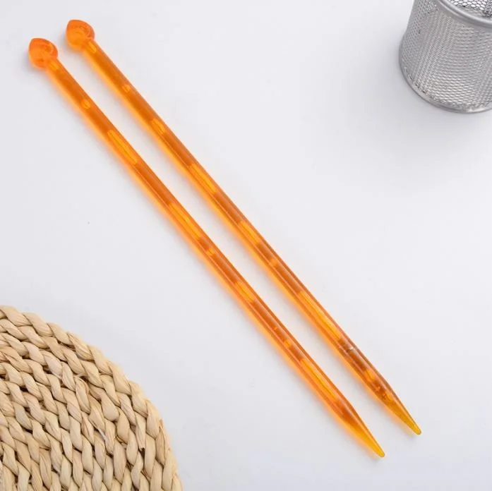 Plastic - Long - Single Pointed Knitting Needles by www.guchet (11).JPG