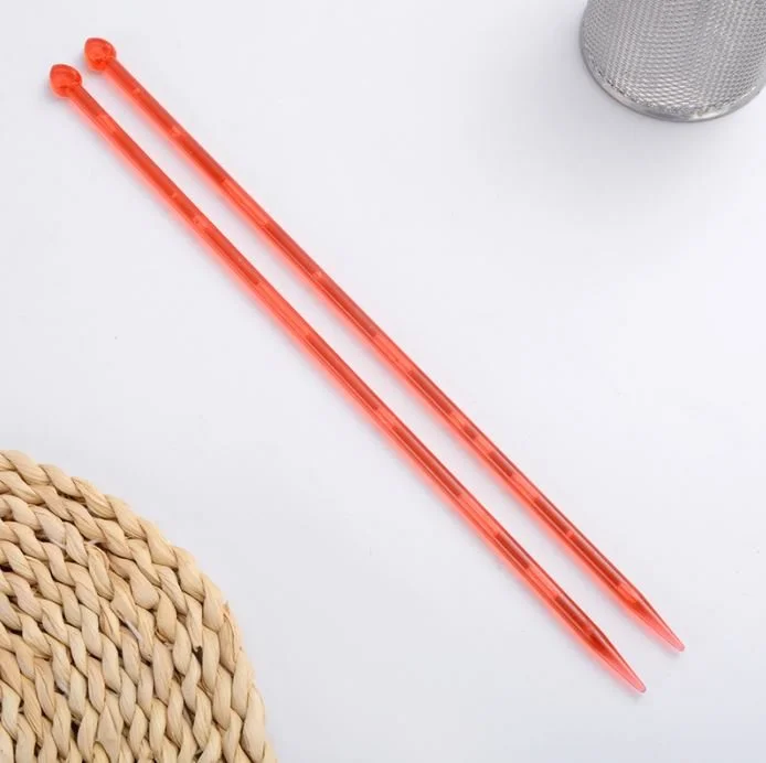 9 Plastic - Long - Single Pointed Knitting Needles by www.guchet.com.JPG