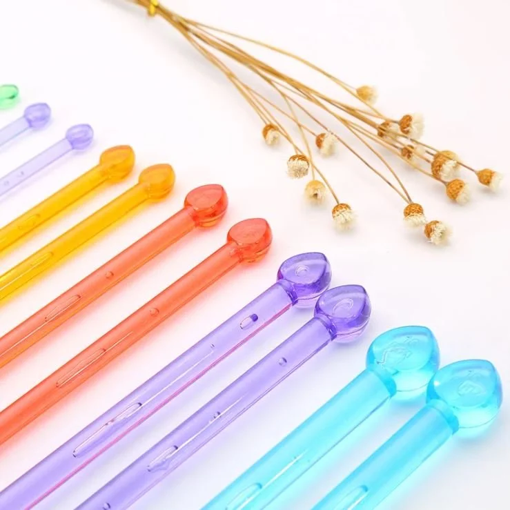 Plastic - Long - Single Pointed Knitting Needles.JPG