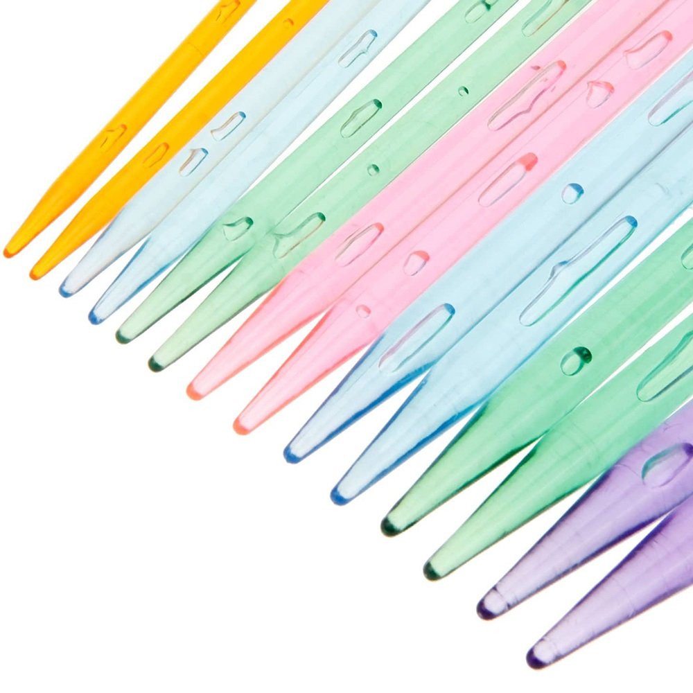 Color Single ended Knitting Needles Knitting Tools Large And - Temu