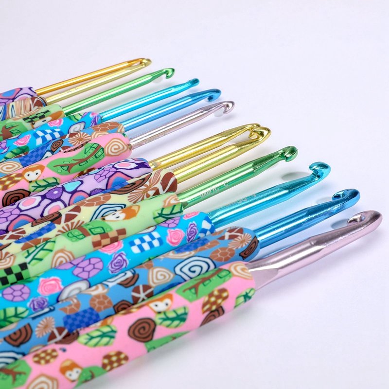 CROCHET HOOKS - ANIMAL FUN – INCLUDES 12 PIECES —  - Yarns,  Patterns and Accessories