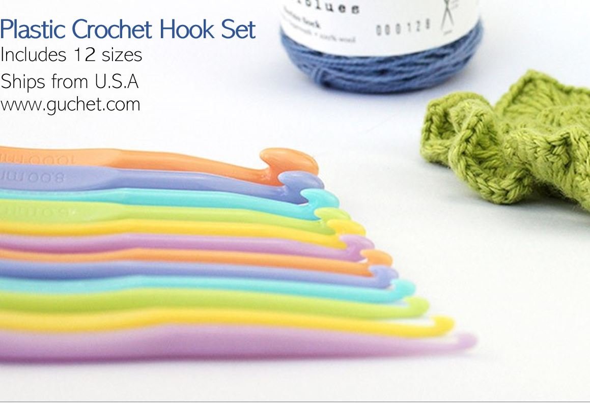 JUMBO CROCHET HOOKS - TAPERED - 7 SIZES —  - Yarns, Patterns and  Accessories