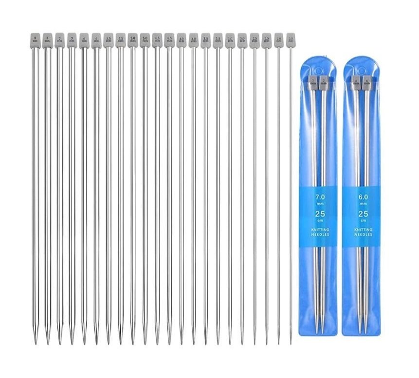  Weabetfu 65pcs Aluminum Metal Knitting Needle Set
