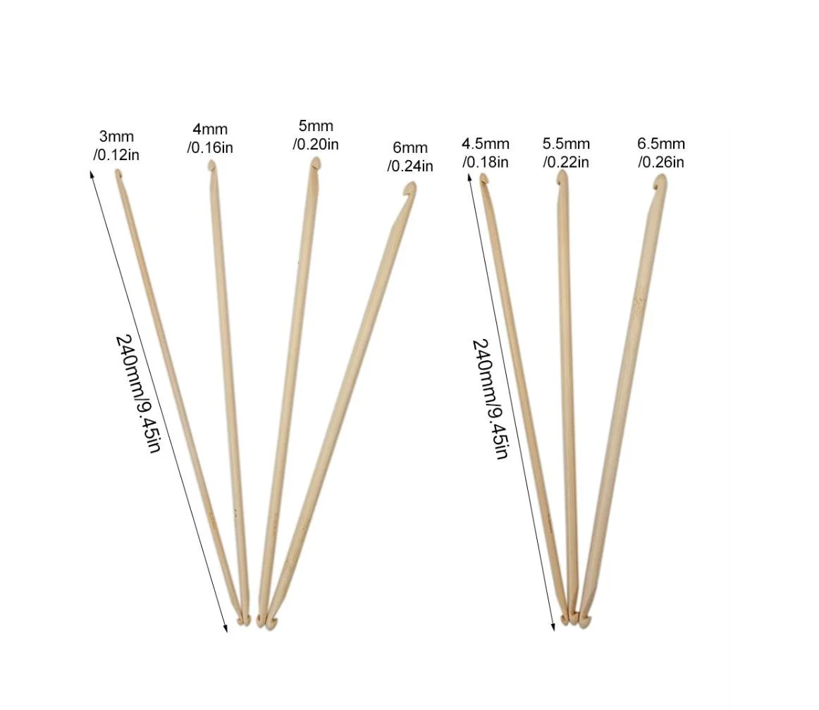 Double Ended Crochet Hooks - Light Bamboo Wood.JPG