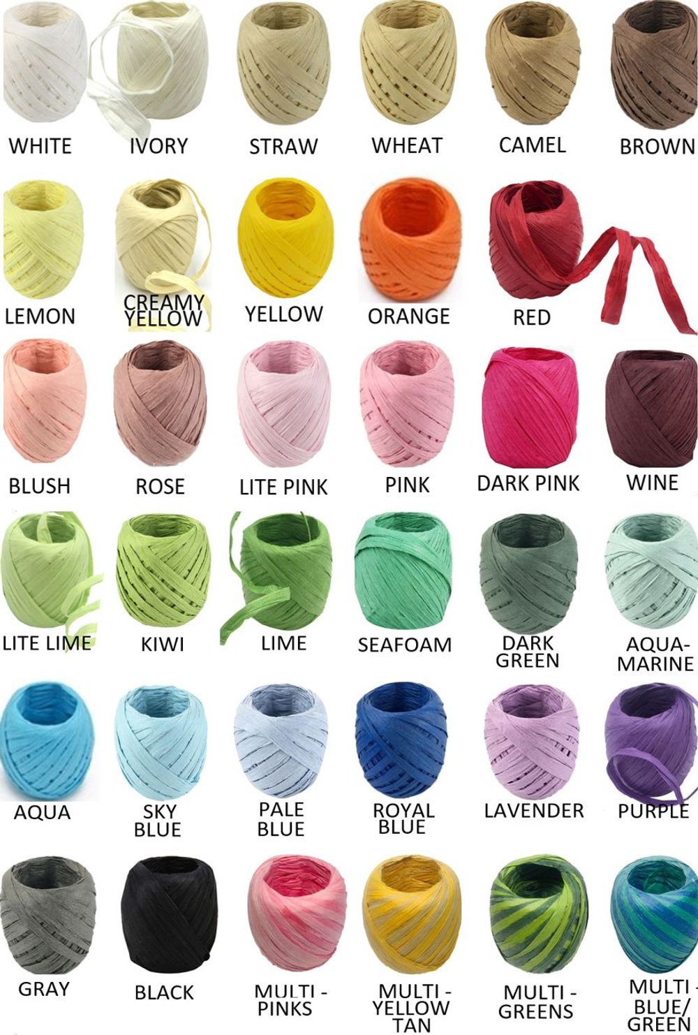 1 Ball Straw Rafiha Yarn For Making Summer Hat, Crocheting Bag, Diy Craft  Supplies