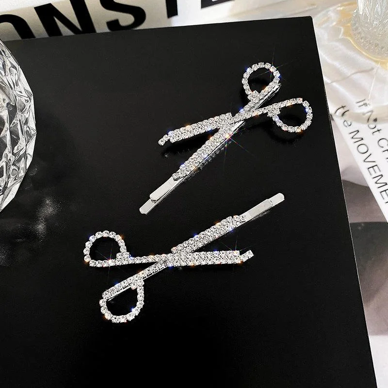 SCISSOR HAIR CLIP - BLING