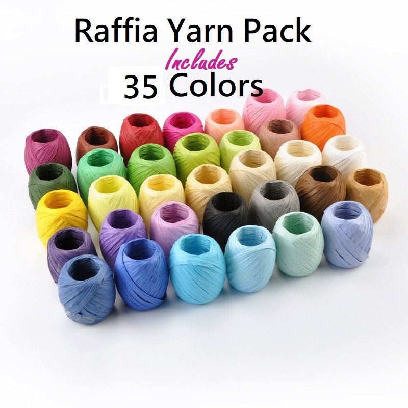 YARN PACK - RAFFIA - FREE SHIPPING —  - Yarns, Patterns