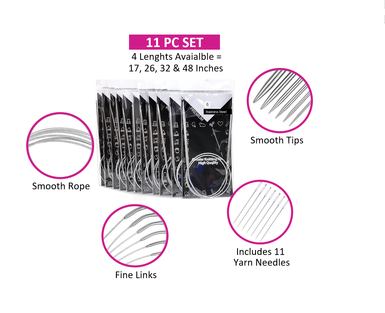 cotton yarn, Tunisian Crochet, long knitting needle, bamboo Tunisian, knitting needle set, knitting needles, circular knit needle, 16 inch circulars, blanket knitting, cotton yarn, 32 Inch circulars,