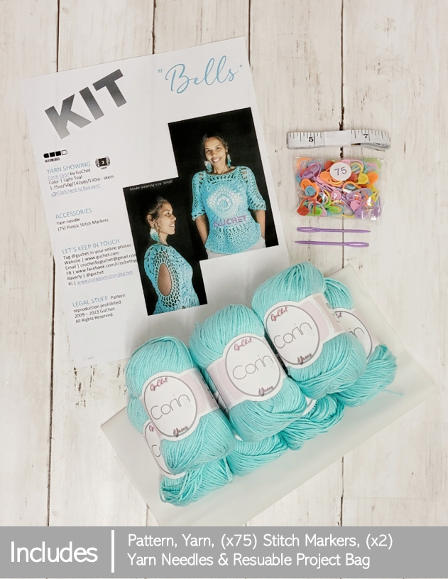 CROCHET TOP "BELLS" KIT
