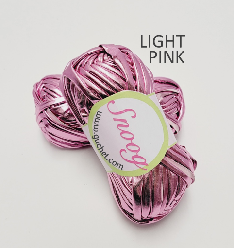 5 Snoog Metallic T-Shirt Yarn by GuChet - Light Pink.PNG
