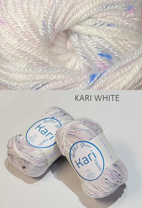 SILK & COTTON YARN WITH FLECKS - KARI —  - Yarns, Patterns and  Accessories