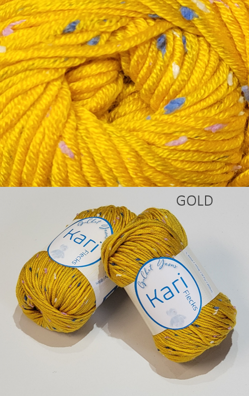 SILK & COTTON YARN WITH FLECKS - KARI —  - Yarns, Patterns and  Accessories