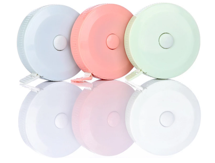 RETRACTABLE PUSH BUTTON TAPE MEASURE - 3 PACK