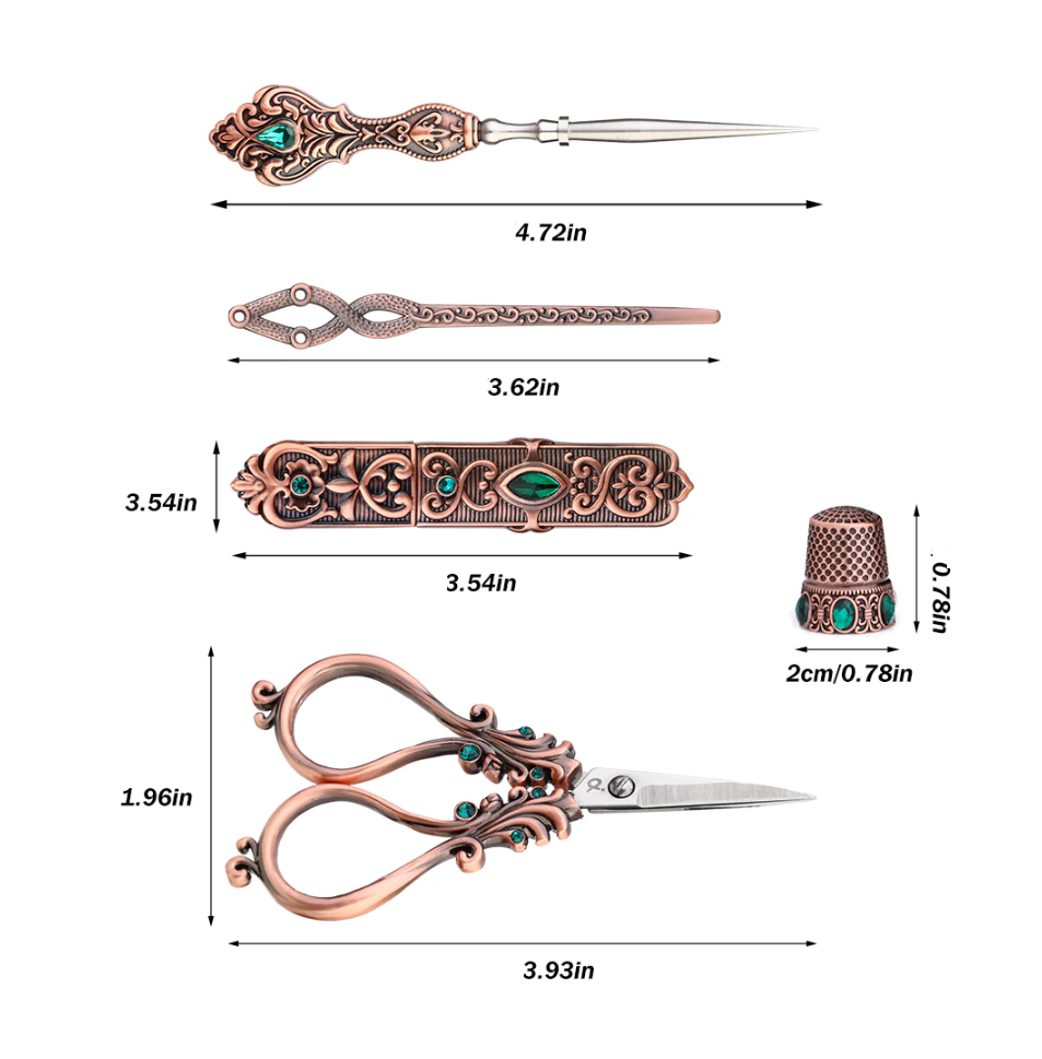 SEWING/SCISSOR GIFT SET HEIRLOOM — Yarns, Patterns and