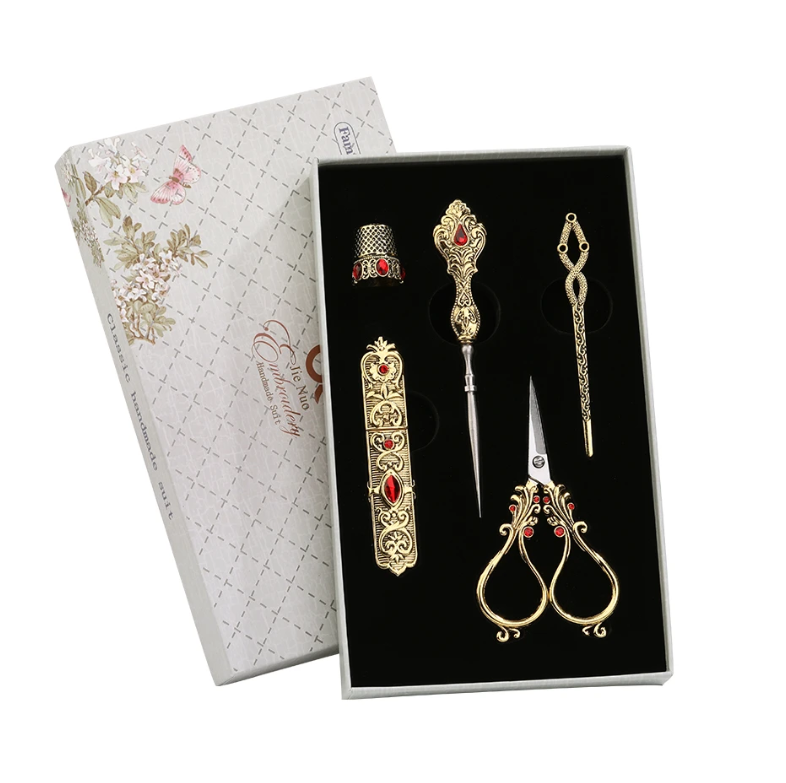 sewing scissors, sewing kit, craft scissors, GIFT FOR A YARN LOVER, Gift for Knitter, Gift for Crocheter, pretty scissors, Gift for Seamstress, Christmas gift for crafter, expensive scissor (Co (Copy)