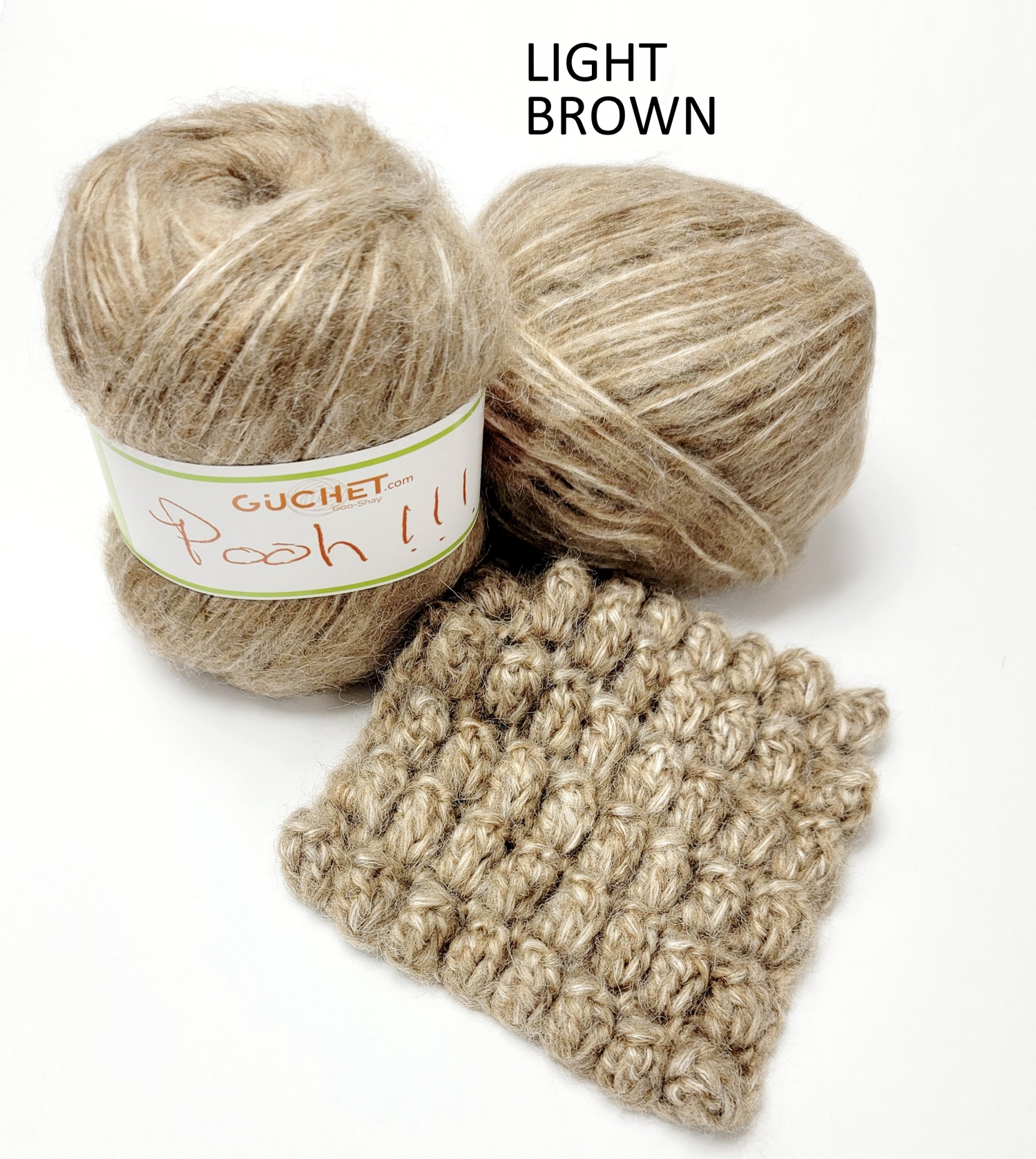 COTTON, ACRYLIC, NYLON - POOH —  - Yarns, Patterns and Accessories