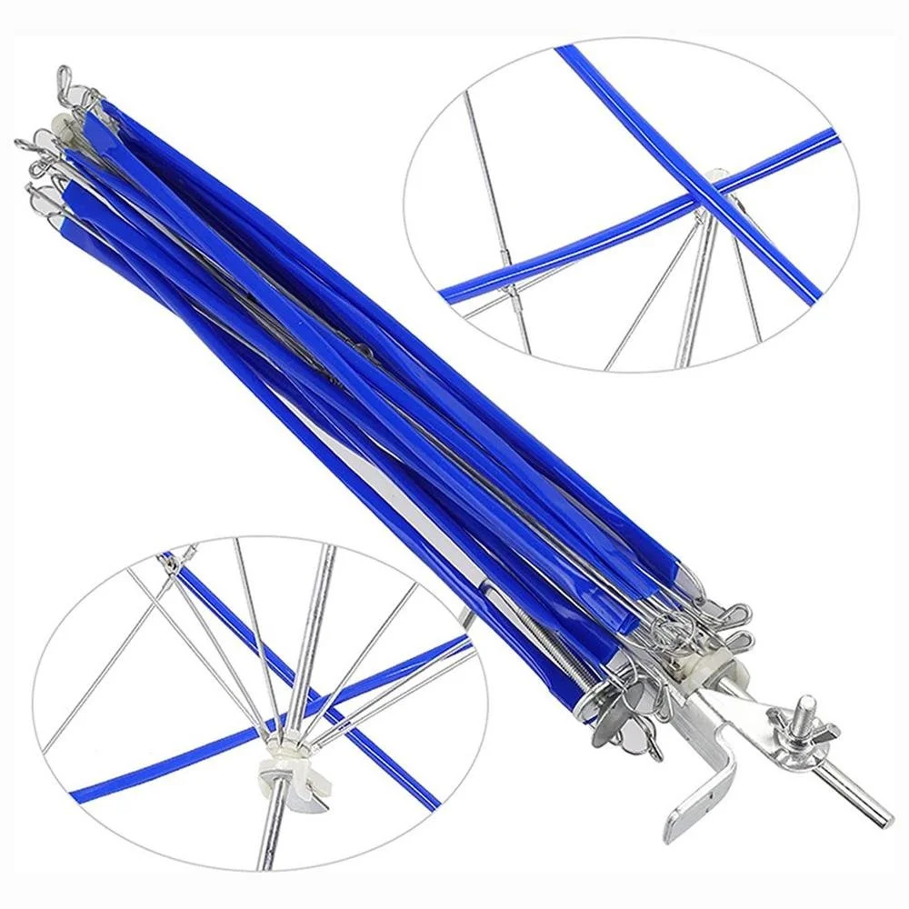 Nagina International 's Yarn Swift Umbrella Table Top Yarn Winder | Avvolgitore per gomitoli a mano, strumento per maglieria per linee di avvolgimento rapido, lacci e fibre (palissandro