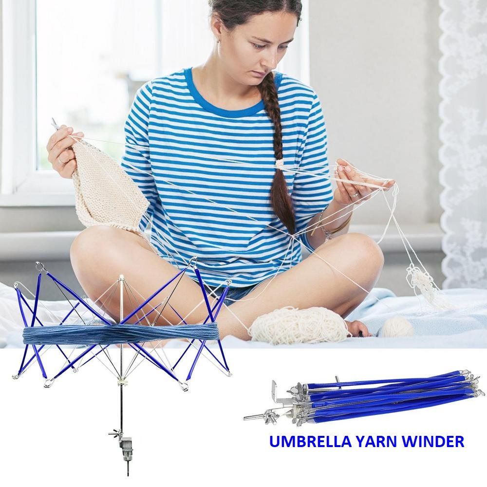 STEEL YARN WINDER TABLETOP UMBRELLA STYLE FREE SHIPPING — YARNS