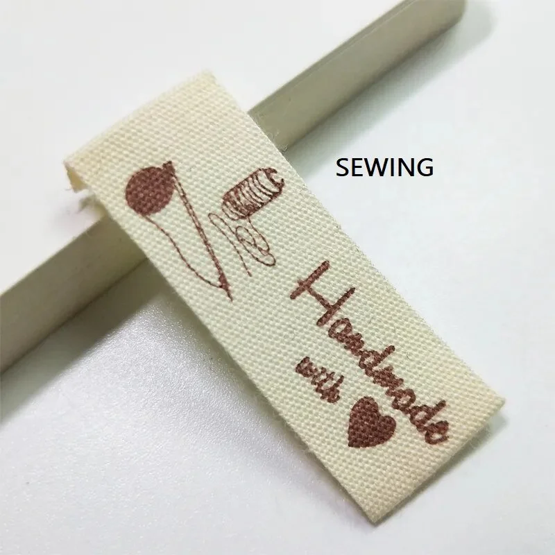 HANDMADE WITH LABEL - COTTON/WOVEN - 10 PACK — GuChet.com