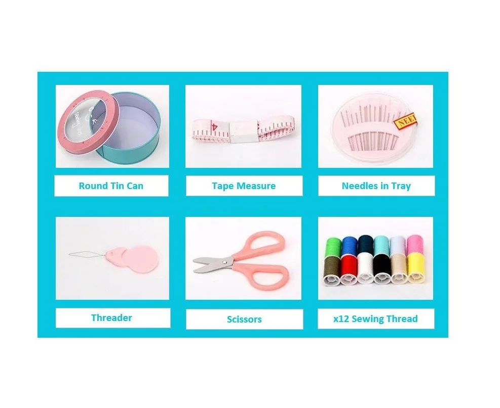 Sewing kit, travel sewing kit, DIY Sewing Kit, Beginner Sewing kit, pretty sewing kit, portable sewing kit for wedding day, Sewing kit for college student, hand sewing kit, travel sewing kit, g (Copy)