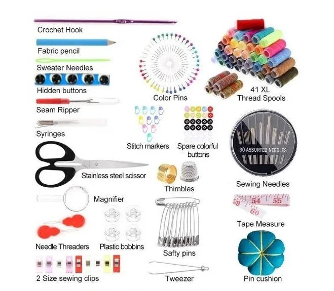 LARGE SEWING KIT - 226 PIECES — GuChet.com