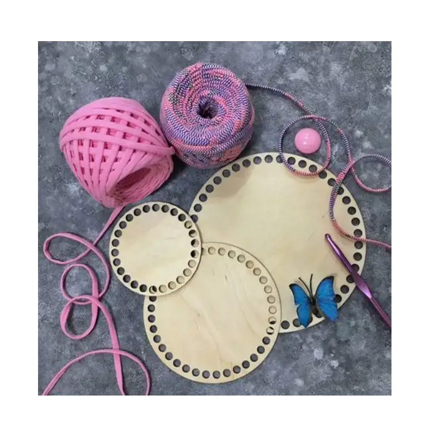 ROUND - WOODEN - PURSE BOTTOM - 4 SIZES — GuChet.com