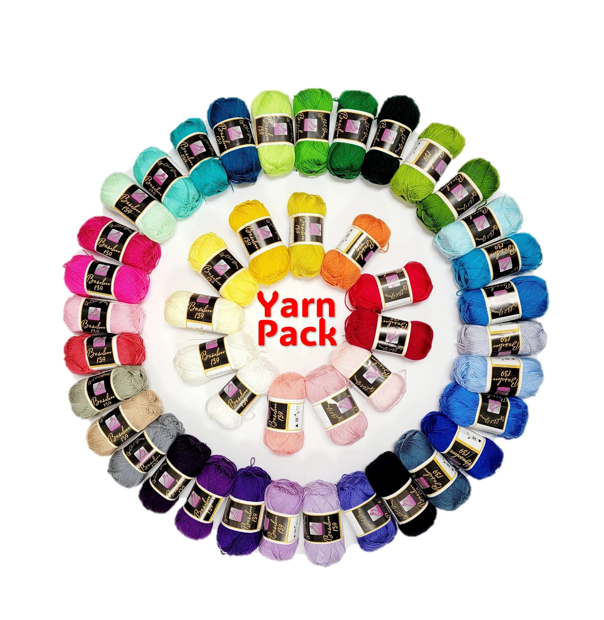 YARN PACK - BAMBOO & COTTON - FREE SHIPPING
