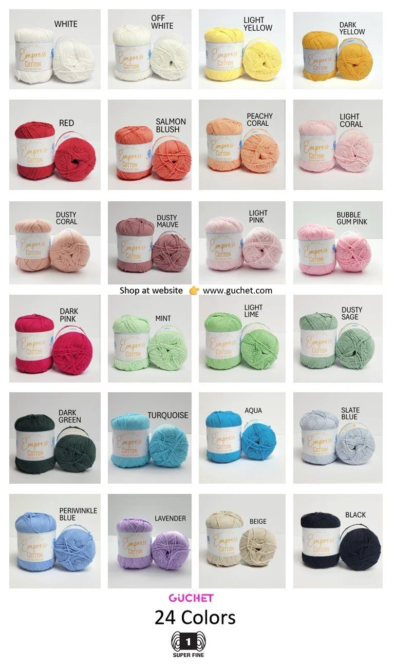 Cotton Yarn by GuChet, GuChet Yarns, Superfine yarn for clothing, yarn for tops, yarn for crochet dress