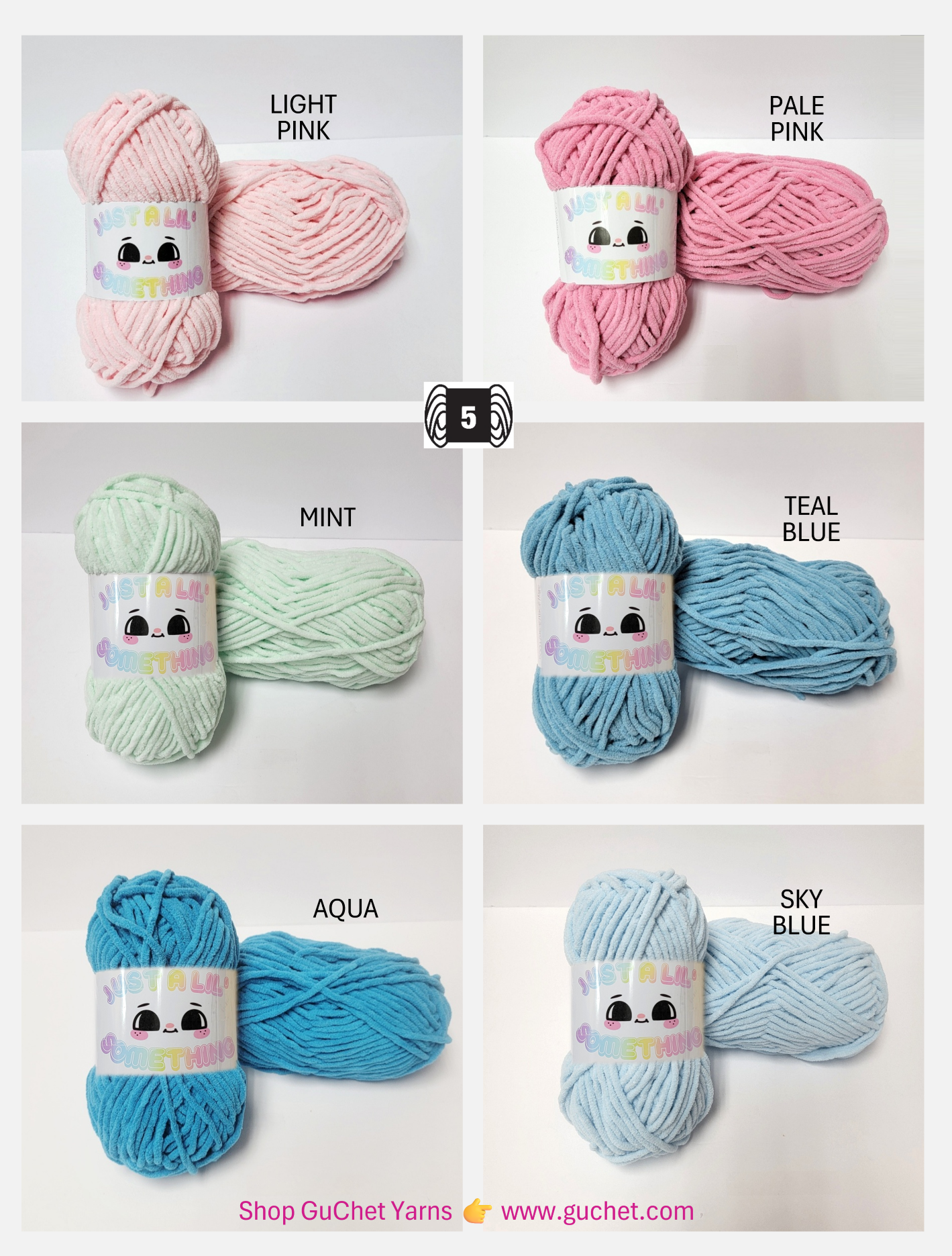 Just A Lil Something by GuChet Yarns, Yarn for amigurumi, #5 bulky weight yarn, crochet animal yarn, crochet yarn for toys, chunky yarns, yarn for baby blanket, finger knitting yarn www.guchet. (Copy)
