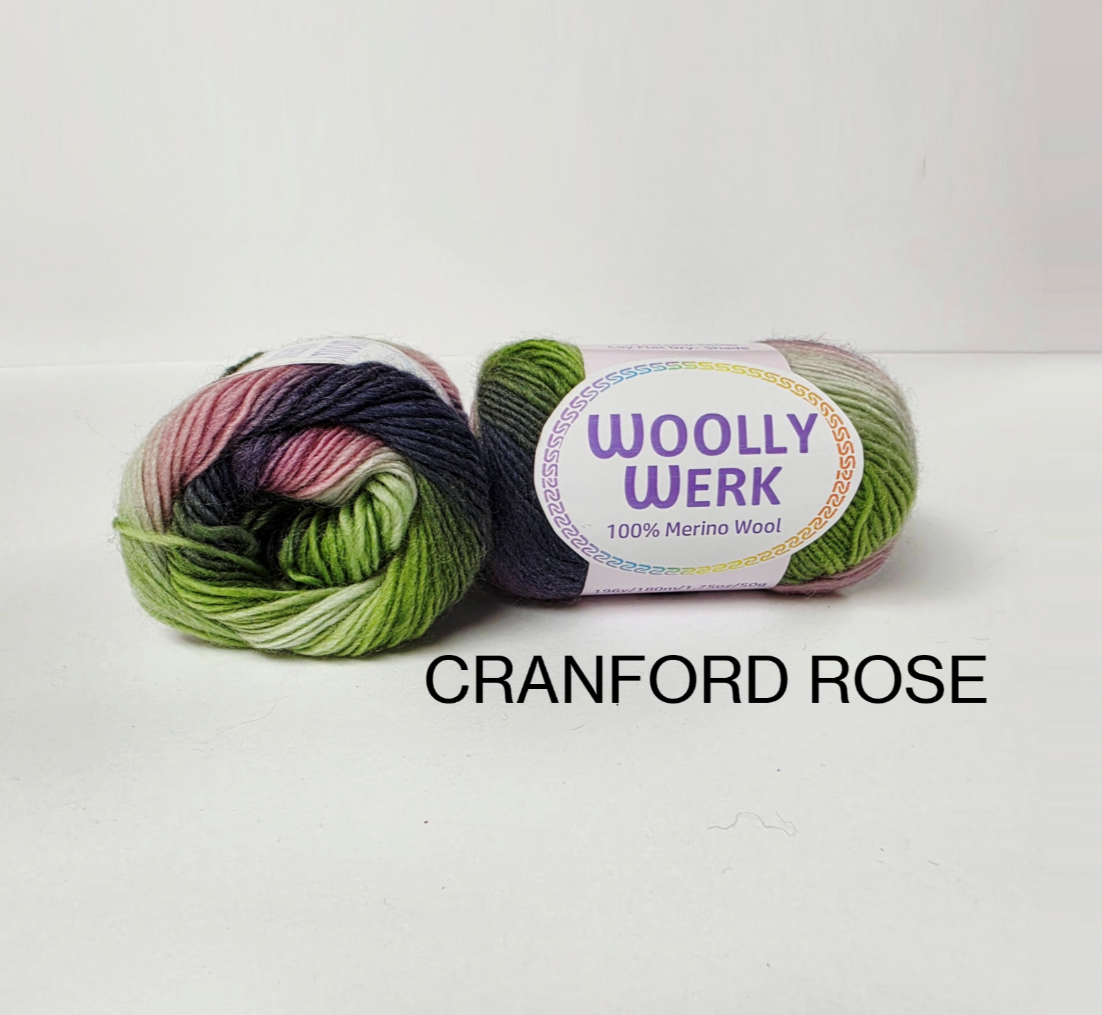 Woolly Werk Yarn from GuChet - 100% WOOL YARN, CRANFORD ROSE, (Copy) (Copy)