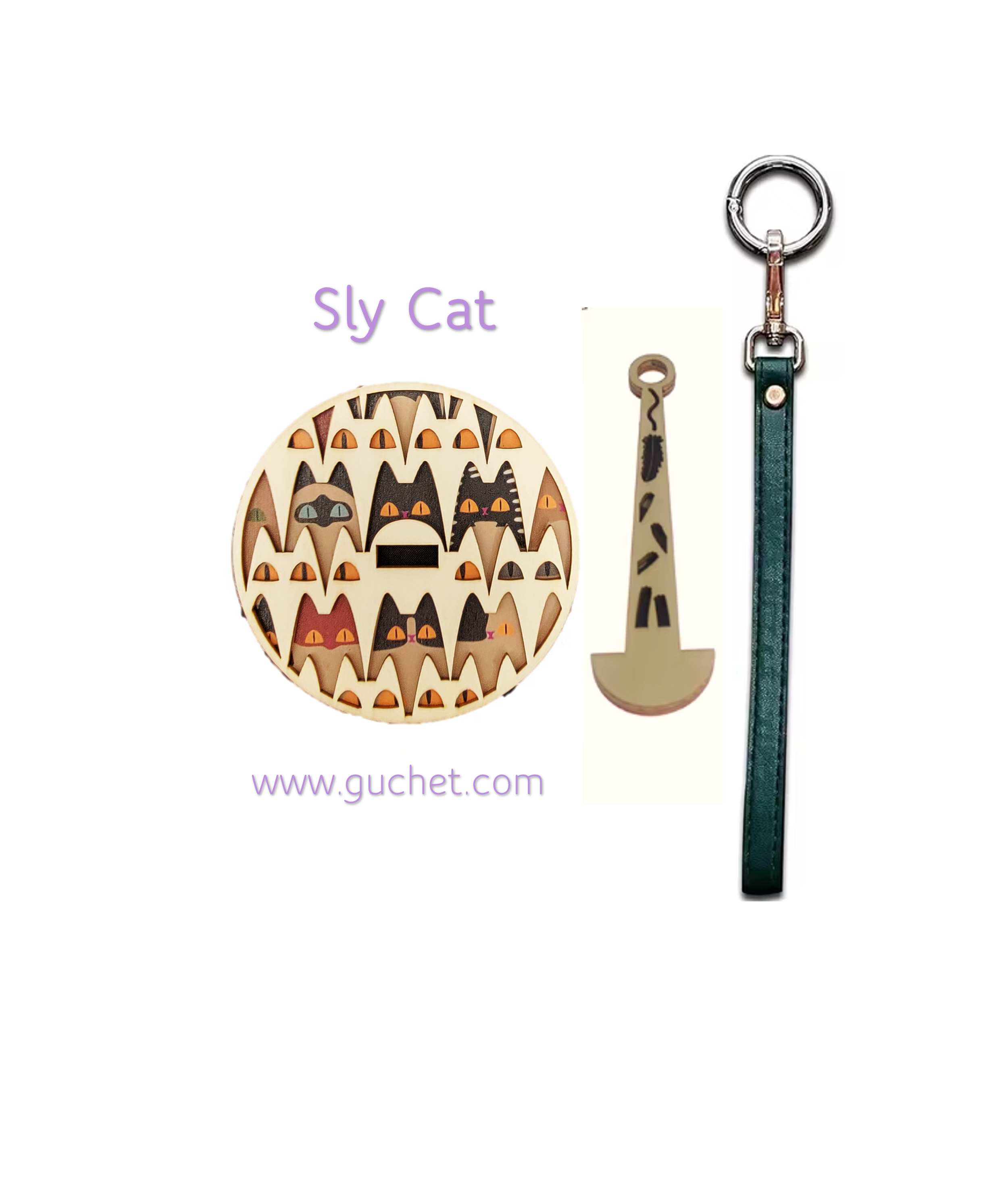 12 Portable Yarn Holder by GuChet - Sly Cat.png