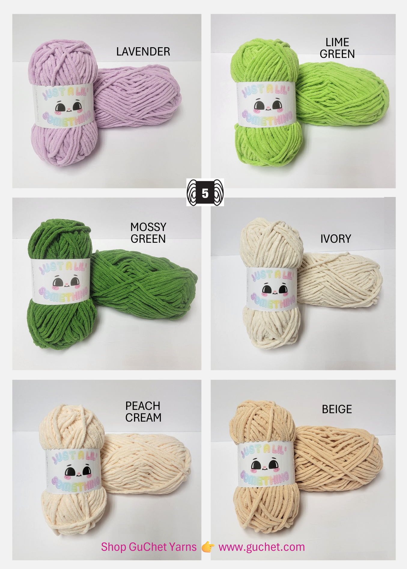 Just A Lil Something by GuChet Yarns, Yarn for amigurumi, #5 bulky weight yarn, crochet animal yarn, crochet yarn for toys, chunky yarns, yarn for baby blanket, finger knitting yarn www.guchet. (Copy)