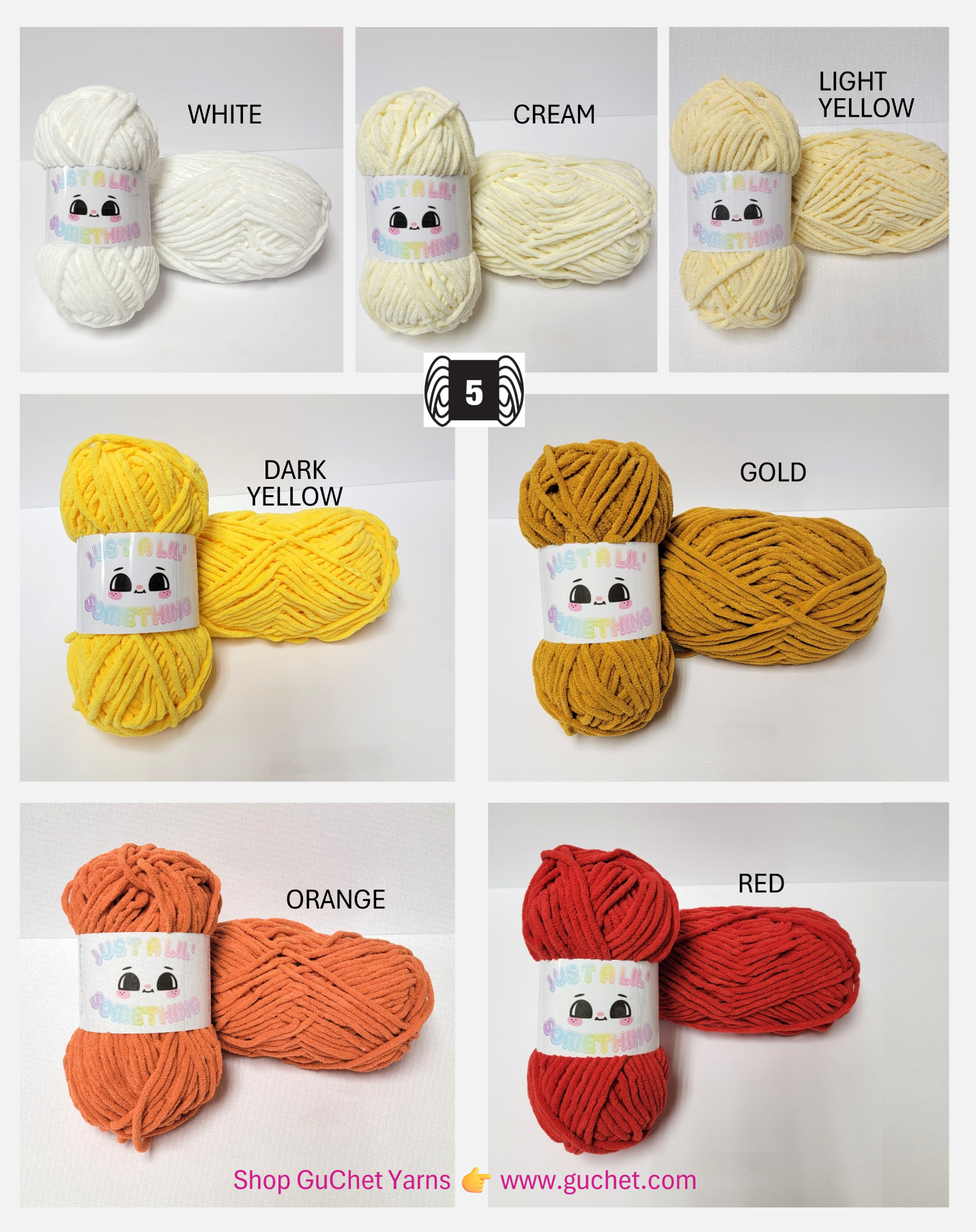 Just A Lil Something by GuChet Yarns, Yarn for amigurumi, #5 bulky weight yarn, crochet animal yarn, crochet yarn for toys, chunky yarns, yarn for baby blanket, finger knitting yarn www.guchet. (Copy)