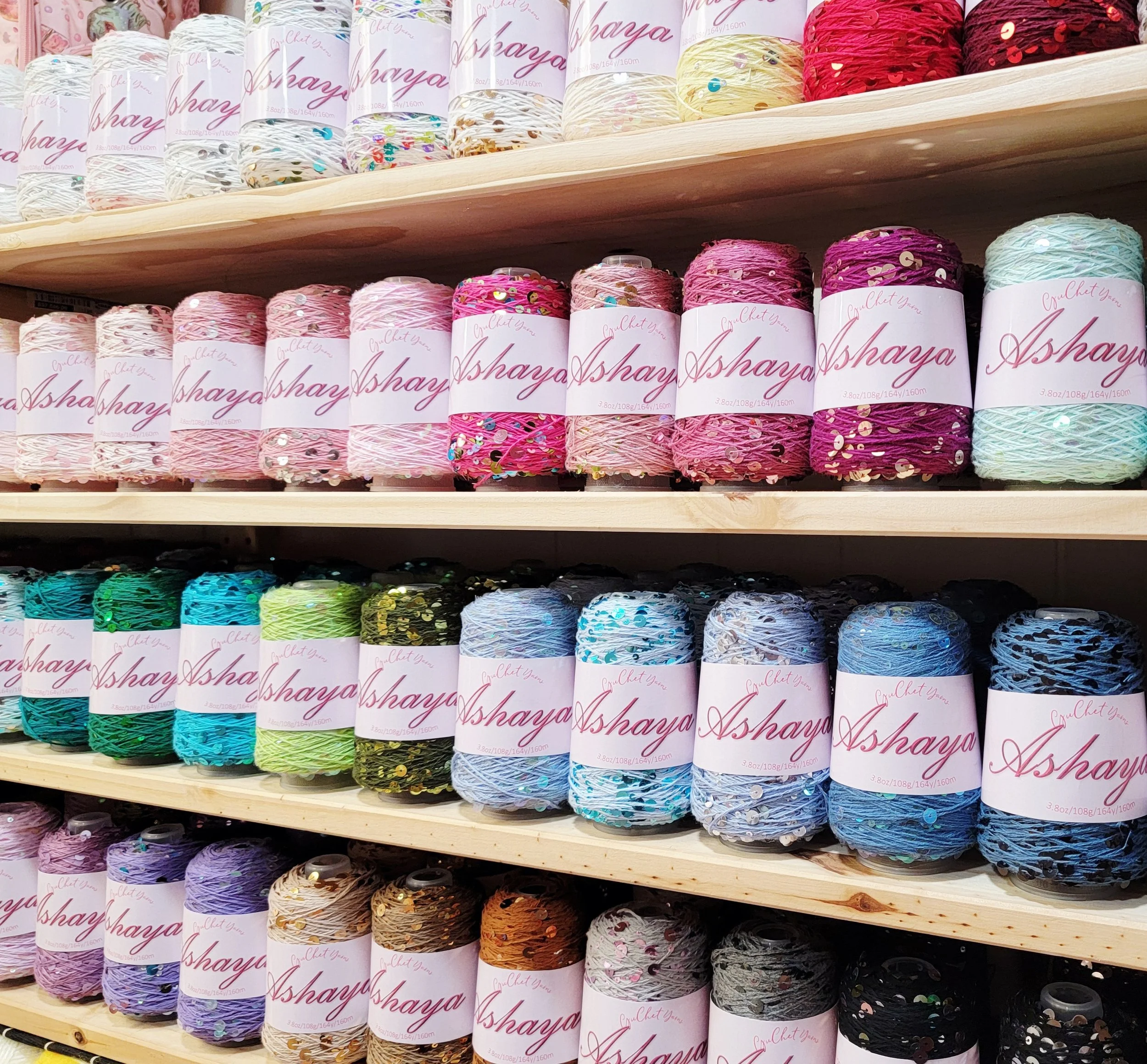 Sequins Yarn by GuChet, Guchet Yarns, Shiny Yarn, Yarn for Crochet Clothes,  Cotton Yarn, Ashaya yarn, Glitter Yarn, www.guchet.com