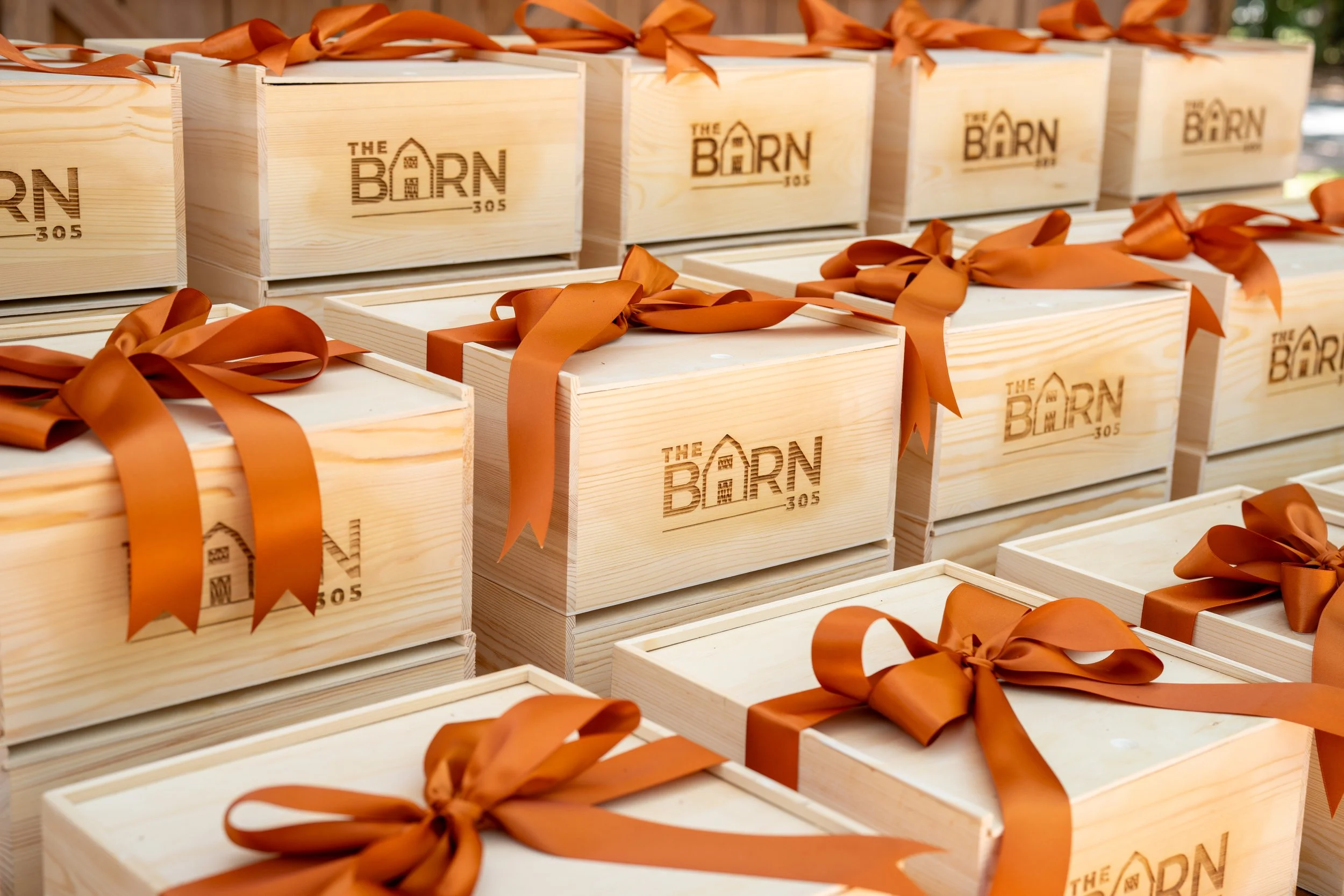 Luxury Wedding Welcome Gift Boxes at The Barn 305
