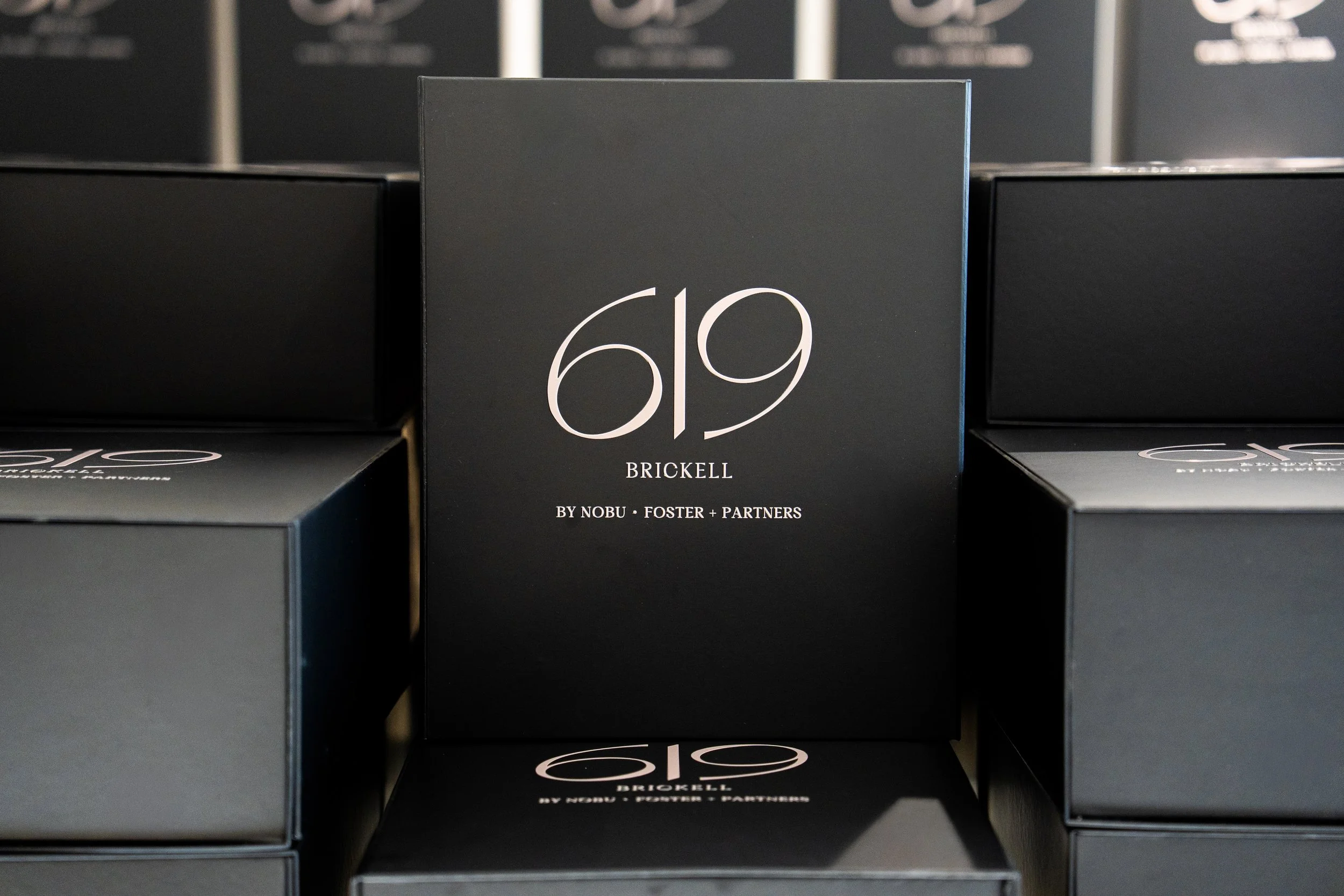 Luxury branded packaging in Miami for premium corporate gift boxes