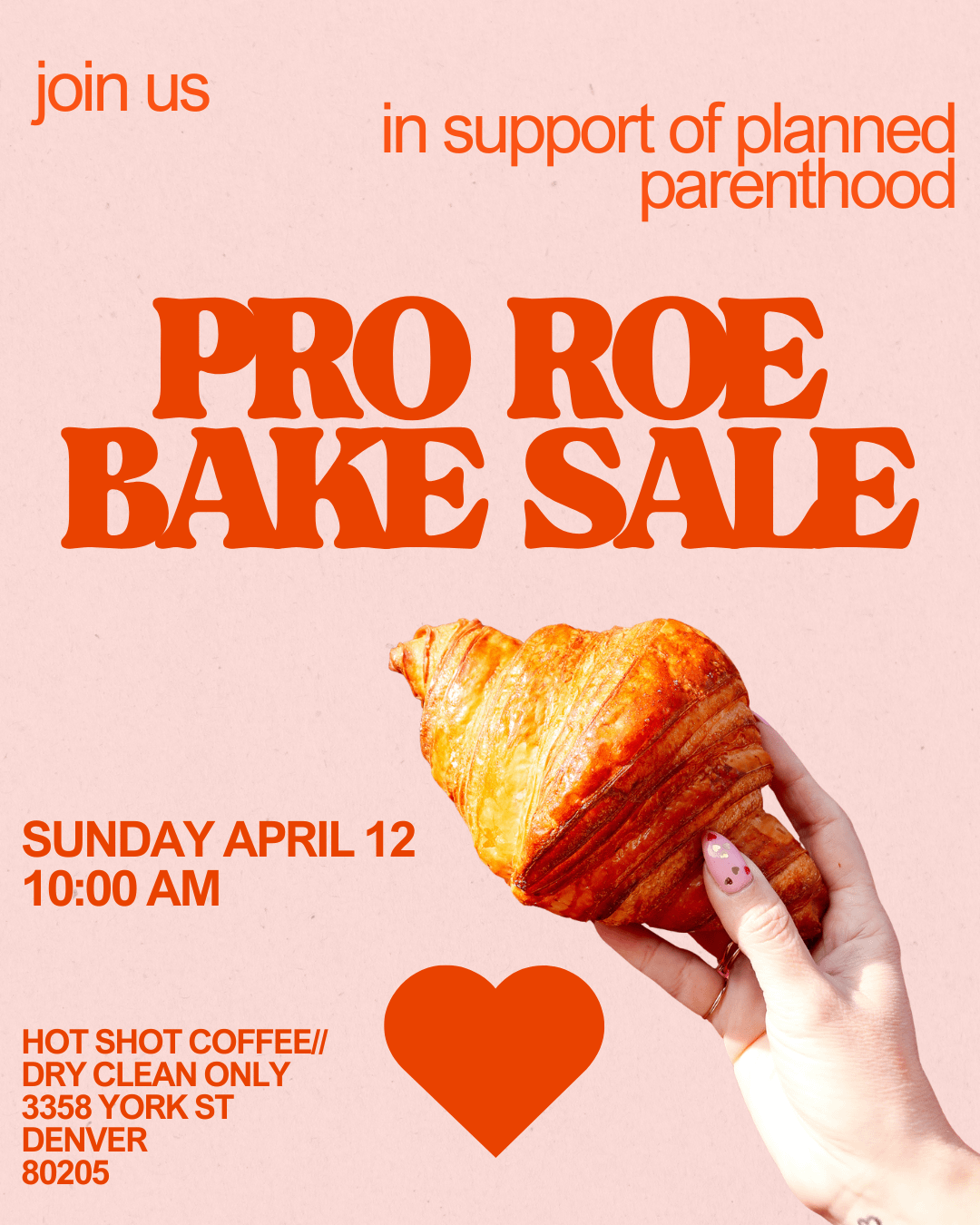 Pro Roe Bake Sale