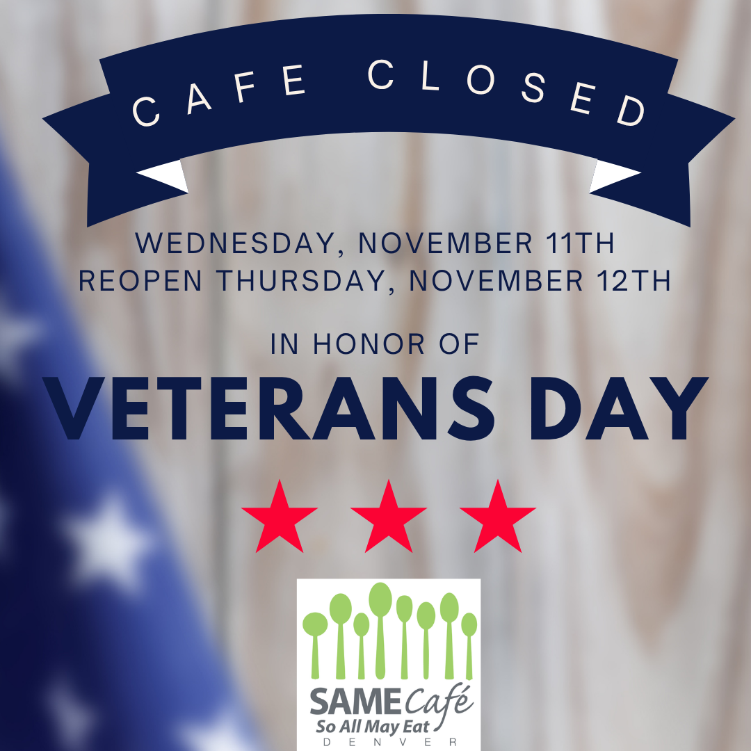 Cafe Closed Veterans Day