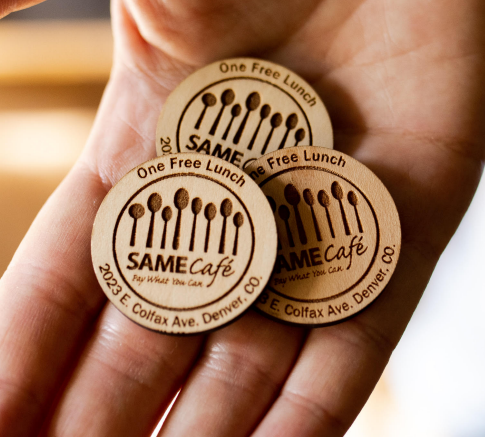 Wooden Meal Coin
