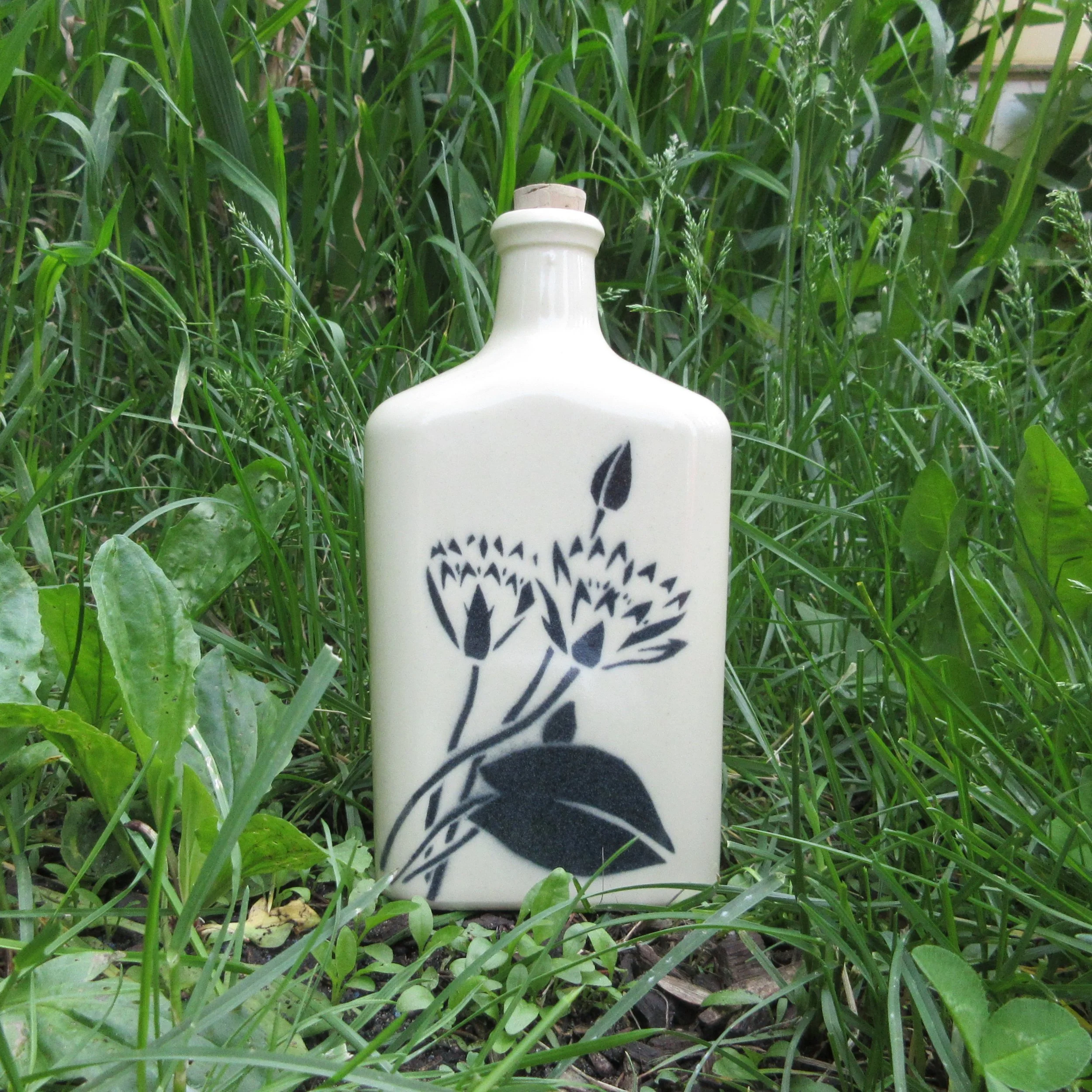 Blue Lotus Witch Bottle