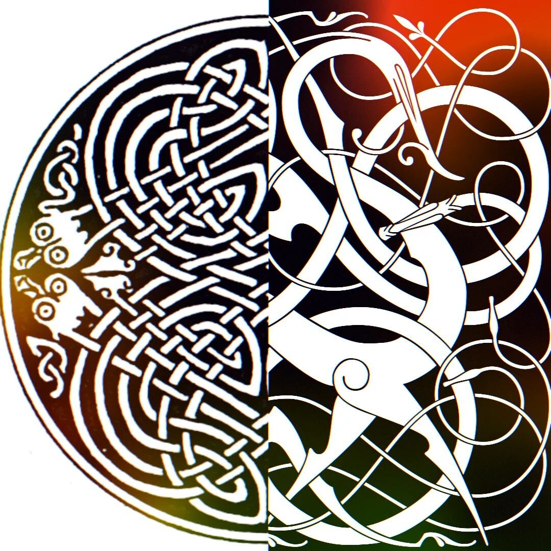 Upcoming Panel, 'Unraveling the Knot: Shared and Divergent Designs in Celtic and Viking Knotwork' April 15th 6:30-7:45

In this seminar and discussion (presented via zoom), teaching artist Jeanine Malec will highlight the overlapping motifs as well a